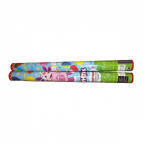 Пневматическая хлопушка - Лунтик, 60 см (Весёлый праздник, POP-60-LNTsim)